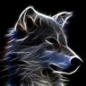 Ruhiger Wolf