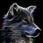 Ruhiger Wolf